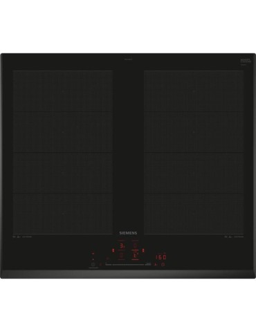 Table induction 60cm - SIEMENS - 4-foyers - 59,2 x 52,2 cm - Noir - Home connect - IQ700 - EX651HXC1F