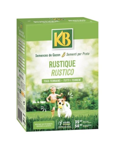 KB - Semences gazon - Rustique 35m²