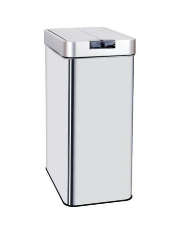 KITCHEN MOVE Poubelle automatique SILVERLAKE - 60L - Inox avec cerclage