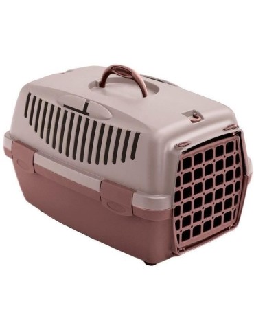 Box de transport - KERBL - Gulliver 1 - 48 x 32 x 31 cm - Pink / Marron