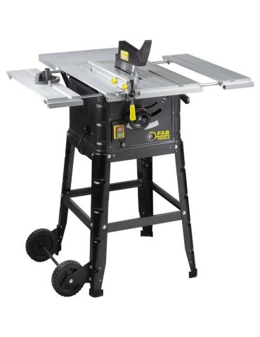 Scie de table FARTOOLS PRO TS 1800 - 1800 W, Ø 250 mm, 36 dents, 74 mm de coupe