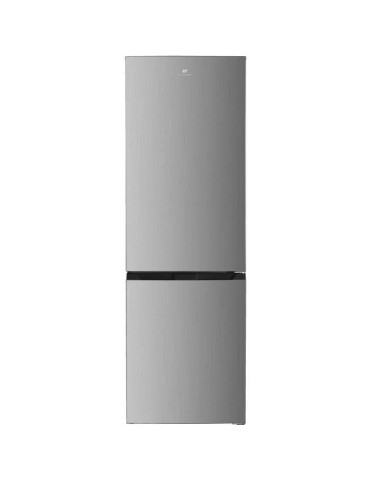 Réfrigérateur congélateur bas CONTINENTAL EDISON - 293L - Total No Frost(Sans givre) - 39 dB - L60 cmxH186cm - inox