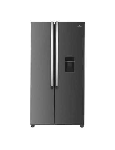 Réfrigérateur américain Continental Edison - CERA532NFIXD - 2 portes - 529L - L90 cm xH177 cm - Inox