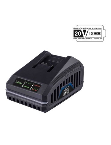 Chargeur de batterie - SCHEPPACH - 4,5 A - SBC4.5A - Charge les batteries Li-ion de la gamme Scheppach 20V IXES