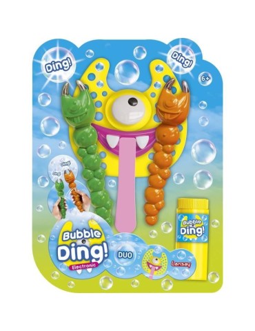 Jeu bulles de savon - LANSAY - 25640 - Bulles Party - Bubble Ding Duo Electronic