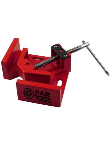 FARTOOLS PRO - Etau d'angle en acier avec manivelle - Rouge - 150515