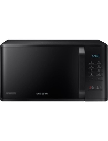 Micro-ondes Samsung MG23K3513AK - 23L - Gril - Electronique - 800W - 28,8 cm - Cavité céramique émail - Noir