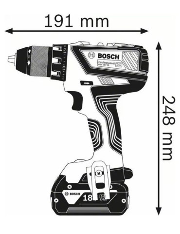 KIT 5 OUTILS Bosch Professional : GSR 12V15 + GOP 12V28 + GDR 12V105 + GSA 12V14 + GLI 12V300 + 3x2,0Ah + Chargeur,XLBoxx-061599