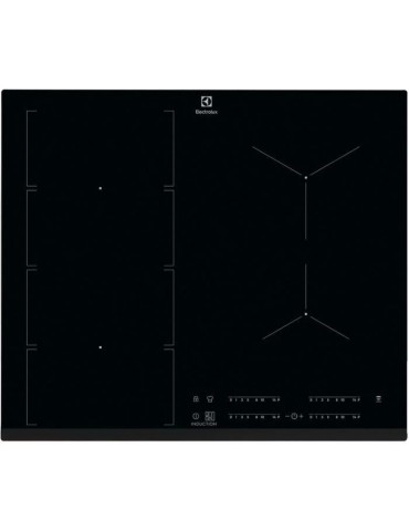 Table de Cuisson Induction ELECTROLUX - 4 foyers - Zones modulables - FlexiBridge Série 600 - Mode chef - L60 x P52 - EIV654