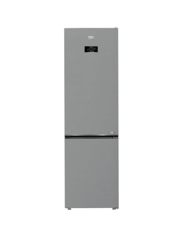 Réfrigérateur pose-libre combiné - BEKO - B5RCNE405HXB - Classe D - 355 L - Froid ventilé - 66,3 x 59,5 x 203,5 cm - Métal