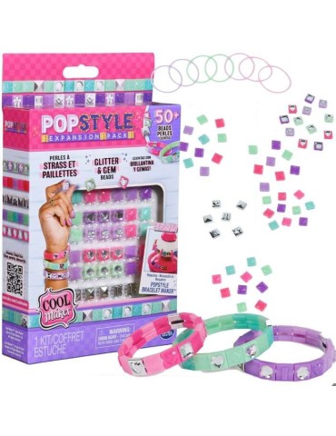 SPIN MASTER COOL MAKER - POP STYLE PACK STRASS ET PAILLETTES Pop Style Machine a Bracelets