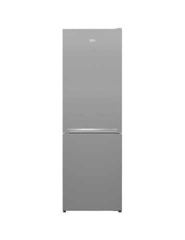 Réfrigérateur combiné congélateur en bas - BEKO - RCSA366K40SN - Classe E - 343 L - 185,2 x 59,5 x 67 cm - Gris Acier