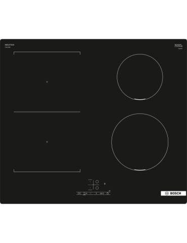 Table induction 60cm - BOSCH SER4 - PVS611BB6E Noir - 4-foyers