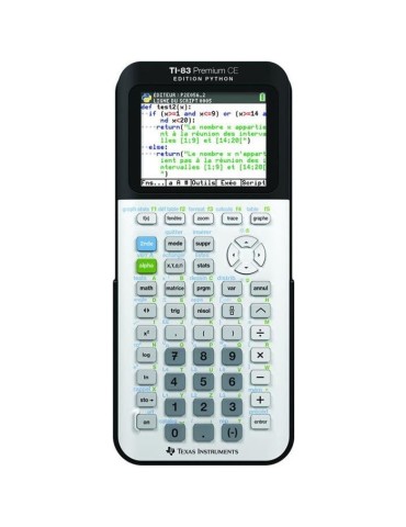 Calculatrice Texas Instrument TI-83 Premium CE Python