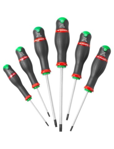 Jeu de 6 tournevis PROTWIST Torx - FACOM - ATX.J6PB