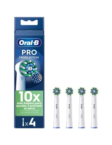 Brossettes - ORAL-B - Pro Cross Action - Pour brosse a dents - 4 unités