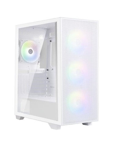 Boîtier PC - BITFENIX - Flow (Blanc) - Moyen tour - Format ATX - Sans alimentation