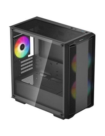 Boîtier PC - DEEPCOOL - CC360 A-RGB (Noir) - Mini tour - Format Micro-ATX - 3x120mm A-RGB