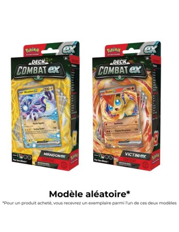 Pokémon : Deck de combat ex Miraidon ex ou Victini ex