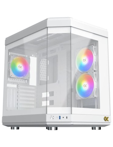 Boîtier PC - XIGMATEK - CUBI Arctic (Blanc) - Cube - Format E-ATX - Sans alimentation