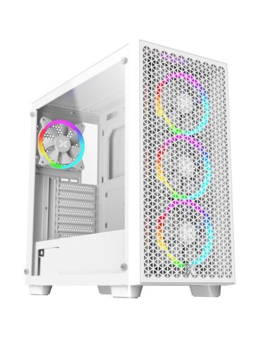 Boîtier PC - XIGMATEK - Gaming G Pro Arctic (Blanc) - Moyen tour - Format E-ATX - 4x120mm LED A-RGB