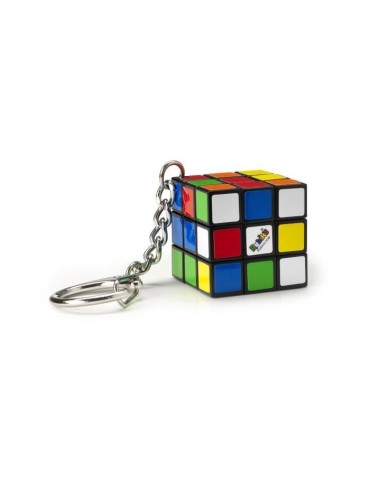 Jeu casse-tete Rubik's Cube 3x3 porte-clés - RUBIK'S - Multicolore - Adulte - Garantie 2 ans