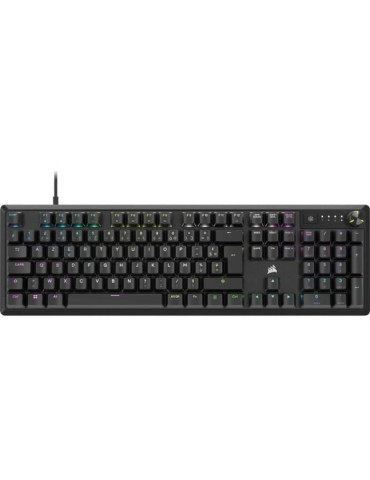 Clavier gamer mécanique - CORSAIR - K70 RGB CORE - Rétroéclairage RGB LED, MX Red, noir