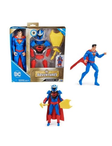 PACK FIGURINE 30 CM SUPERMAN + ACCESSOIRES DC Adventures