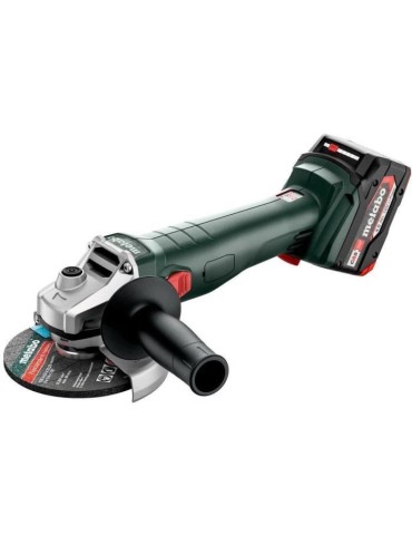 Meuleuse d'angle sans fil - METABO - W 18 L 9-125 - 18 V - MetaBOX 165 L