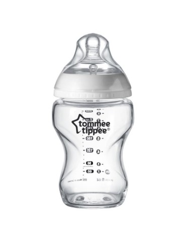 TOMMEE TIPPEE Biberon en Verre Closer to Nature, 250ml