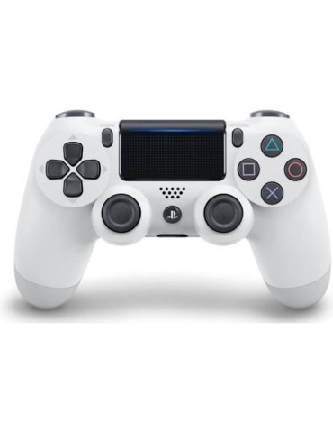 Manette PS4 DualShock 4.0 V2 Blanche/Glacier White - PlayStation Officiel