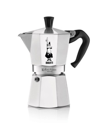 Cafetiere italienne - BIALETTI - MOKA EXPRESS - 6 tasses - 0,30 L - Argent