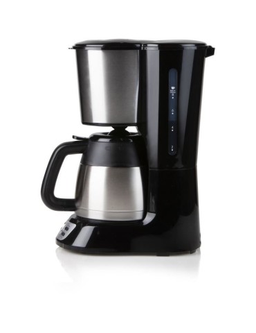 Cafetiere filtre - DOMO - DO709K - 1000 W - 1 L - 8 tasses - Ecran LCD - Minuteur 24 h - Acier inoxydable