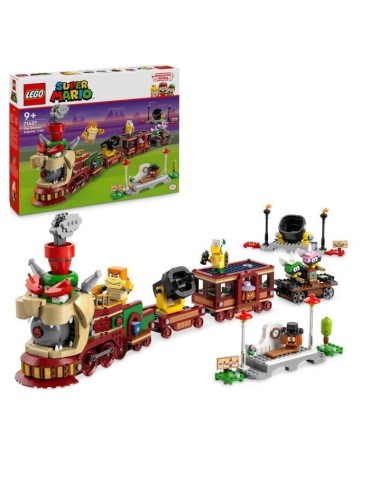 LEGO Super Mario 71437 Train Bowser Express - Jouet avec des Personnages Nintendo