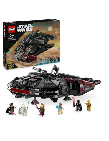 LEGO Star Wars 75389 Le Faucon Noir - Véhicule a Construire pour Enfants - Cadeau