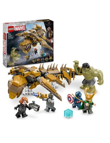 LEGO Marvel 76290 Les Avengers Contre le Léviathan, Set avec minifigurines de super-héros