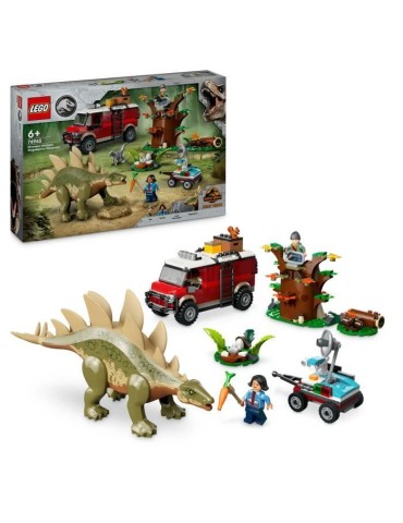 LEGO Jurassic World 76965 Missions dinosaures : la découverte du stégosaure, Jeu éducatif