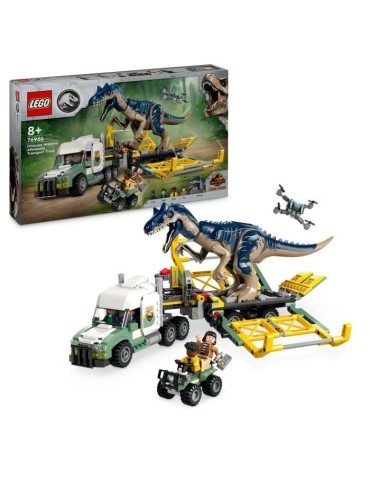 LEGO Jurassic World 76966 Missions dinosaures : le camion de transport de l'allosaure