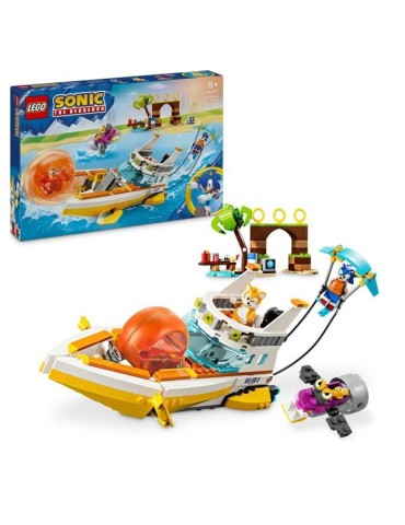 LEGO Sonic the Hedgehog 76997 Le bateau d'aventures de Tails, Jouet interactif