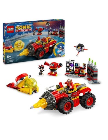 LEGO Sonic the Hedgehog 76999 Super Sonic contre Egg Drillster, Avec Shadow et Dr. Eggman