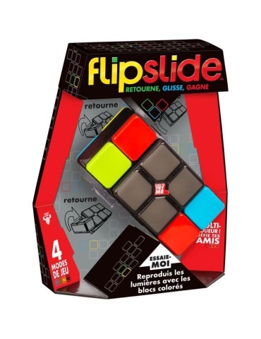 Flipslide - MOOSE TOYS - Jeu électronique de combinaison de lumiere, avec piles incluses