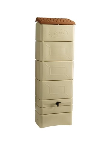 Récupérateur d'eau mural - BELLI - 300 L - Beige