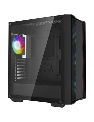 Boîtier PC - DEEPCOOL - CC560 ARGB V2 (Noir) - Moyen tour - Format ATX - Circulation d'air optimisée