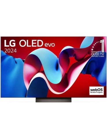 TV OLED - LG - 55C4 - 55 (139 cm) - 4K UHD 3840x2160 - Processeur a9 AI 4K Gen7 - 120 Hz - Dolby Vision - Smart TV - 4xHDMI - Wi