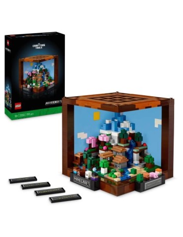 LEGO Minecraft 21265 L'établi - Set de Construction et d'Exploration - Cadeau Adultes