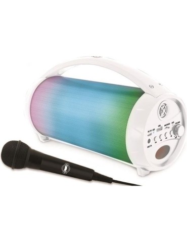 FLASHBOOM Enceinte Bluetooth portable entierement lumineuse avec micro filaire détachable iParty - LEXIBOOK