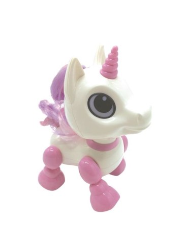 Robot Licorne Power Unicorn Mini - Effets Lumineux et Sonores - Contrôle par Claquement de Main - Répétition