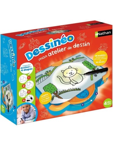 Plateforme de dessin éducative Dessinéo Atelier de dessin 2.0 de NATHAN pour enfant a partir de 4 ans