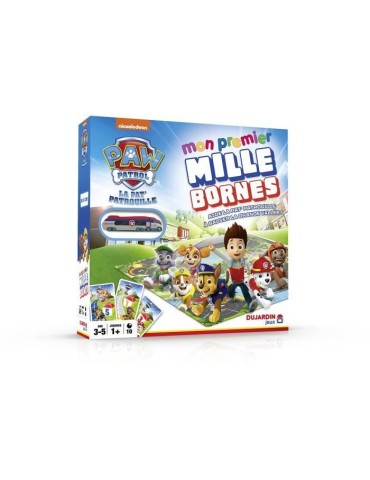 MILLE BORNES PAT PATROUILLE - Jeu de société - DUJARDIN - La Pat' Patrouille sauve la Grande Vallée dans ce jeu collaboratif