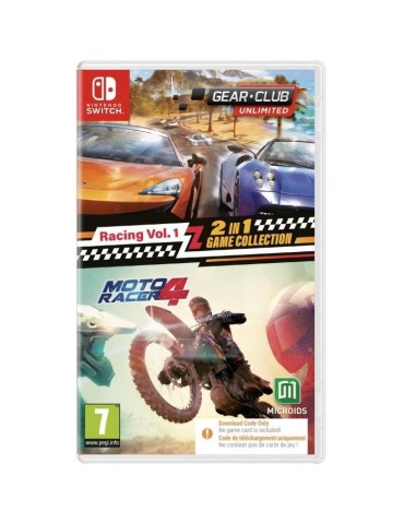 Racing Vol. 1 : 2 en 1 Game Collection - Gear Club Unlimited + Moto Racer 4 - Jeu Nintendo Switch - Code in a Box